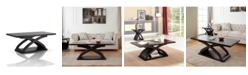 Furniture of America Porthos X-Base Coffee Table